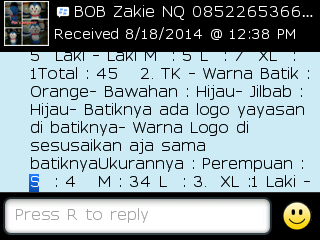 Testi Kayamara Batik 84